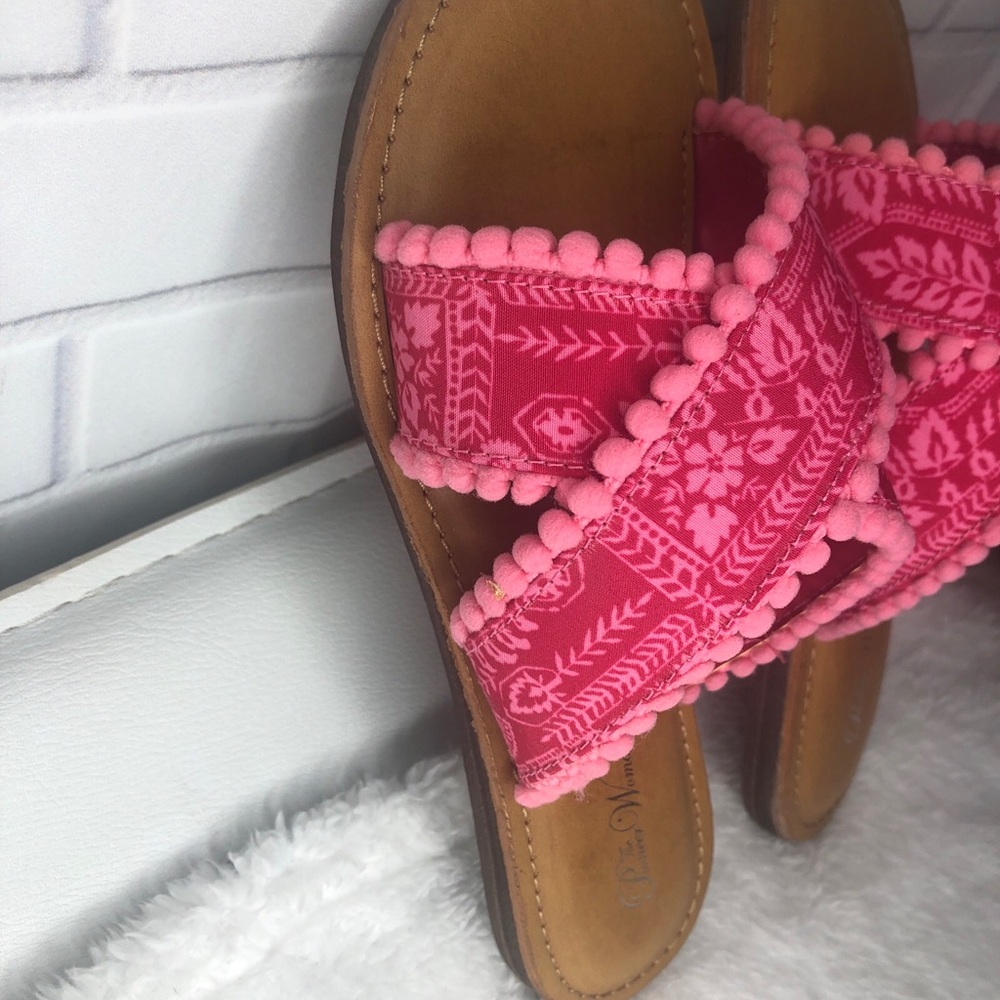 Pink Patterned Sandals by - Picture 4 of 8